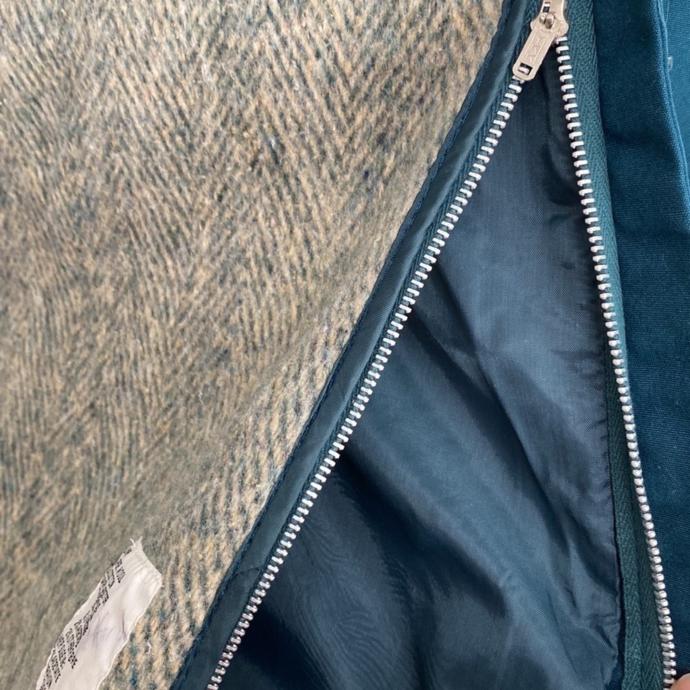 Teal Belted Raincoat | Vintage Rain/Shine Size 12 - Picture 8 of 13